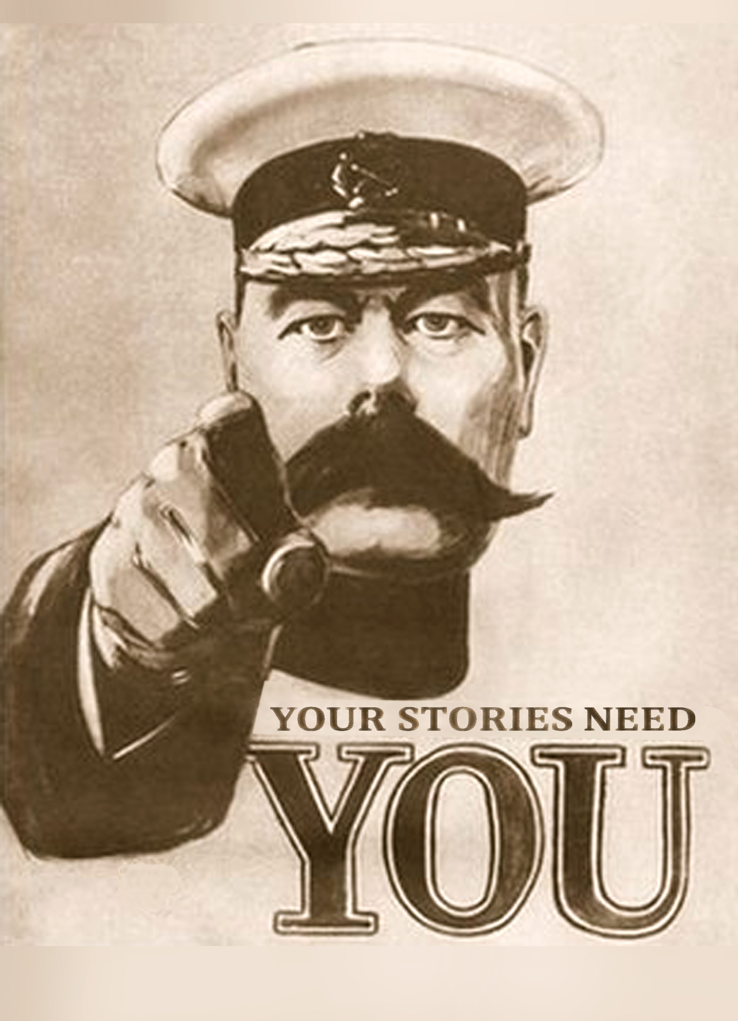 Your stories need you